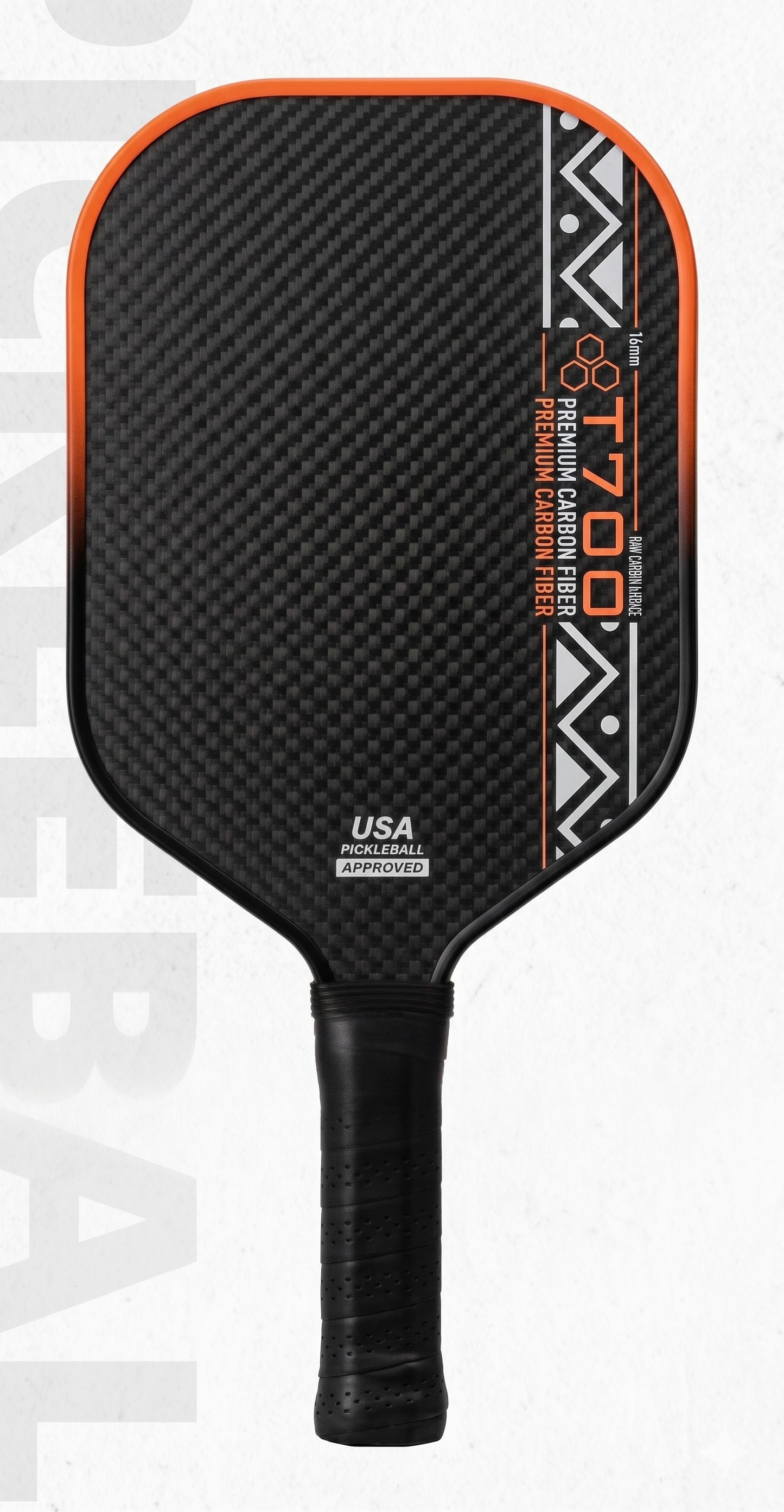 T700 16mm Carbon Fiber Pickleball Paddles.