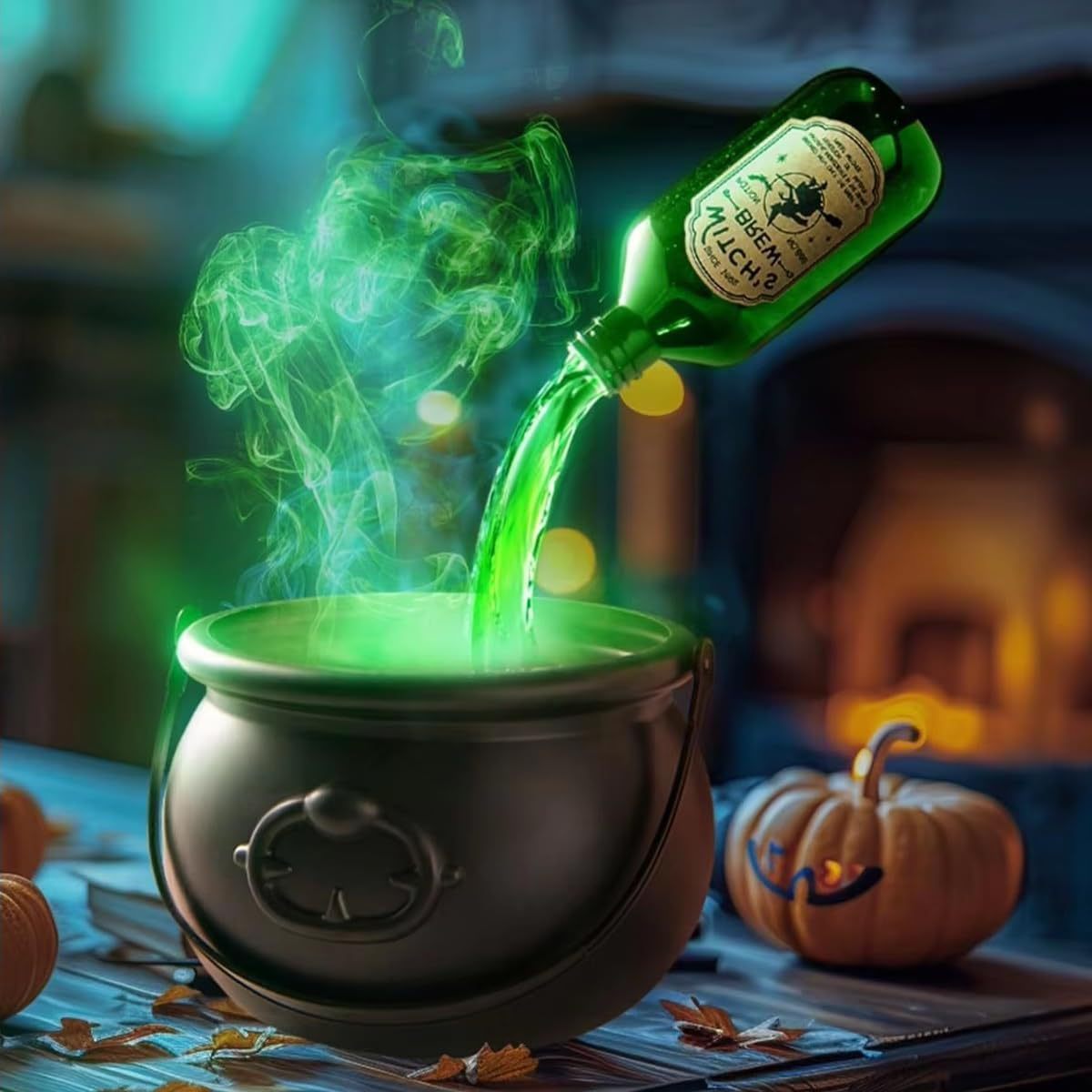 Cauldron Halloween Decor